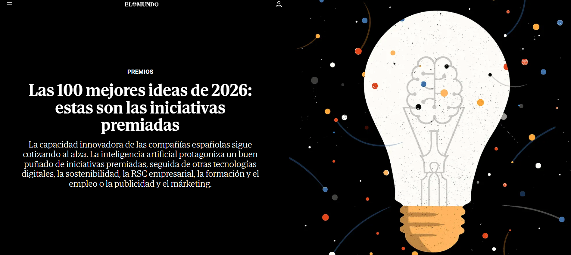 Fundación Dignia, reconocida entre las 100 Mejores Ideas de 2026 por su proyecto Radar Compasivo